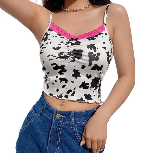 women's tanks & camis summer ladies slim midriff-baring camisole girls fashionable cow pattern lace v-neck sleeveless for dating sh, White
women's tanks & camis summer ladies slim midriff-baring camisole girls fashionable cow pattern lace v-neck sleeveless for dating sh, White