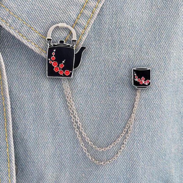 pins, brooches teapot cup set enamel pins chain animals badge women denim jackets collar lapel cartoon jewelry, Gray
pins, brooches teapot cup set enamel pins chain animals badge women denim jackets collar lapel cartoon jewelry, Gray