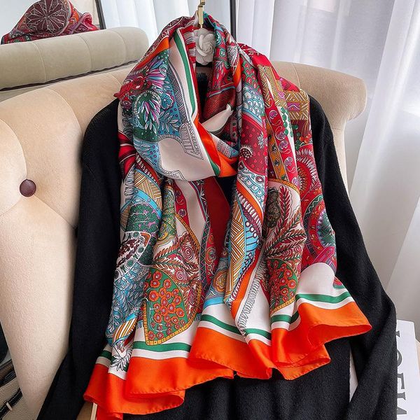scarves women silk scarf 2021 pashmina design print foulard shawls and wraps hijab headbands female bandana echarpe stoles, Blue;gray
scarves women silk scarf 2021 pashmina design print foulard shawls and wraps hijab headbands female bandana echarpe stoles, Blue;gray