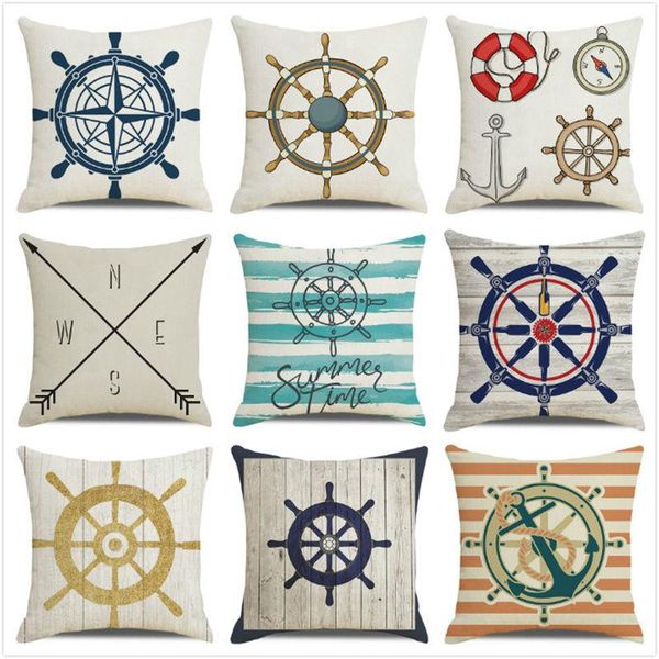 cushion/decorative pillow wholesale 45cm*45cm navigator sailor marine anchor rudder linen/cotton throw covers cushion cover home decor pillo
cushion/decorative pillow wholesale 45cm*45cm navigator sailor marine anchor rudder linen/cotton throw covers cushion cover home decor pillo