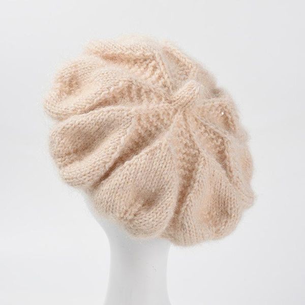 berets three-dimensional pattern knitted women fashion autumn warm hat female solid vintage literary painter bonnet cap, Blue;gray
berets three-dimensional pattern knitted women fashion autumn warm hat female solid vintage literary painter bonnet cap, Blue;gray