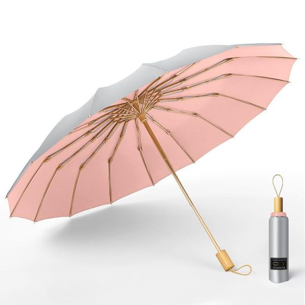 umbrellas three folding anti-uv umbrella 2021super sun protection parasol windproof men business outdoor parapluie 4 kind colors
umbrellas three folding anti-uv umbrella 2021super sun protection parasol windproof men business outdoor parapluie 4 kind colors