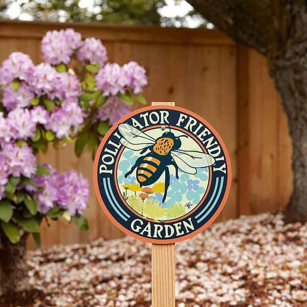 pollinator friendly bee garden sign this year play host to all the bees jardin decorations
pollinator friendly bee garden sign this year play host to all the bees jardin decorations