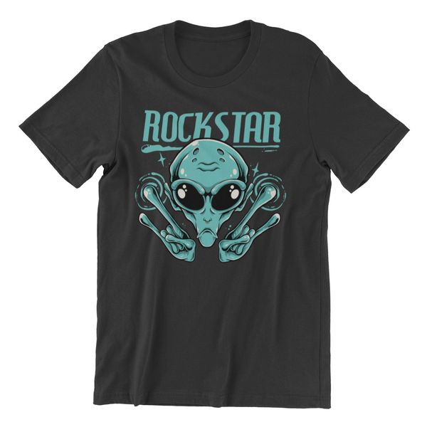 alien rockstar men's cotton t-shirt alien galaxy rock & roll dtg printed tee, White;black
alien rockstar men's cotton t-shirt alien galaxy rock & roll dtg printed tee, White;black