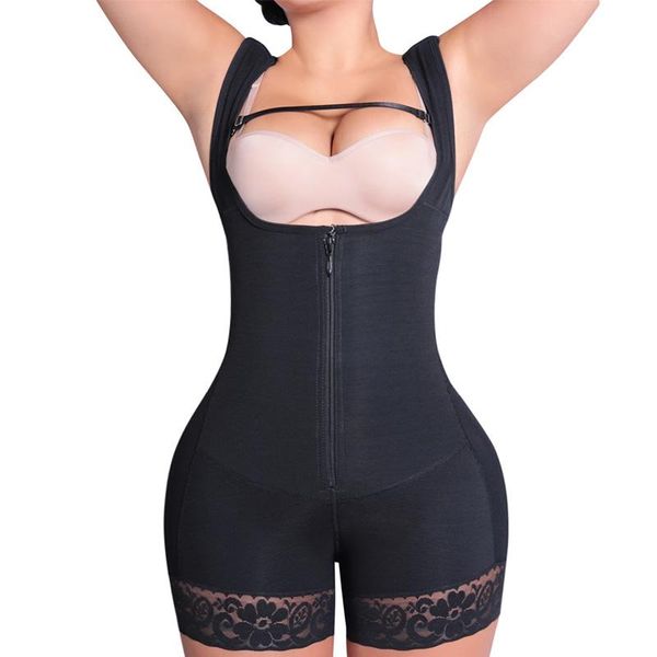 women's shapers compression bodysuit slimming shaper powernet skims latex recommended post-operative fajas colombianas post, Black;white
women's shapers compression bodysuit slimming shaper powernet skims latex recommended post-operative fajas colombianas post, Black;white
