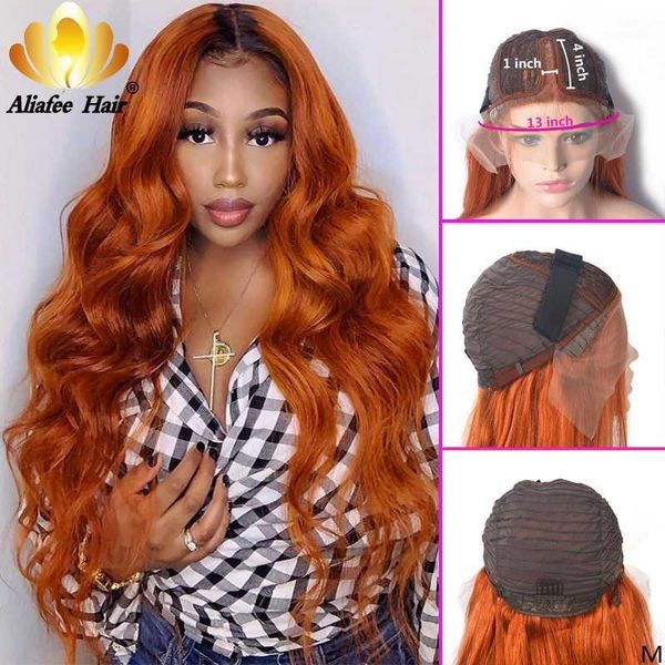aliafee ombre colored malaysia remy hair blonde wig body wave ginger orange 13x4x1 human 150% preplucked with baby1, Black;brown
aliafee ombre colored malaysia remy hair blonde wig body wave ginger orange 13x4x1 human 150% preplucked with baby1, Black;brown