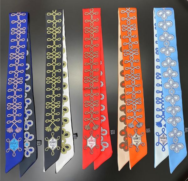 scarves knot print summer scarf 2021 design women skinny bag hair band neck silk for ladies foulard headband, Blue;gray
scarves knot print summer scarf 2021 design women skinny bag hair band neck silk for ladies foulard headband, Blue;gray