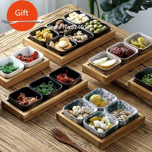 dishes & plates creative ceramic grid fruit plate snack serving platter japanese small dish with tray home deskdried
dishes & plates creative ceramic grid fruit plate snack serving platter japanese small dish with tray home deskdried
