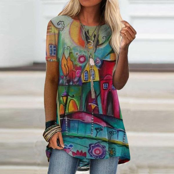 women's blouses & shirts harajuku blouse plus size 3d graphic print summer tee round neck short sleeve casual ropa de mujer 2021, White
women's blouses & shirts harajuku blouse plus size 3d graphic print summer tee round neck short sleeve casual ropa de mujer 2021, White