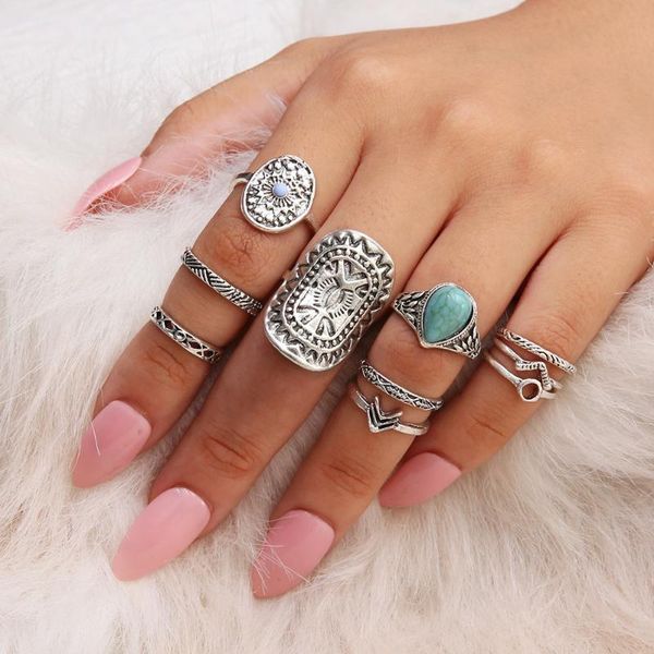 wedding rings 10 pcs bohemian retro carved geometric flower ring set vintage jewelry, Slivery;golden
wedding rings 10 pcs bohemian retro carved geometric flower ring set vintage jewelry, Slivery;golden