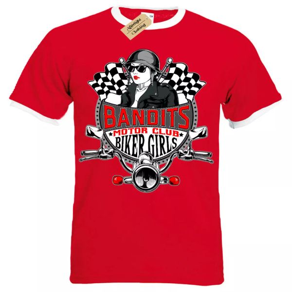 Banditi T-Shirt Motociclista Ragazze Motore Club T-Shirt Uomo Suoneria, White;black
Banditi T-Shirt Motociclista Ragazze Motore Club T-Shirt Uomo Suoneria, White;black