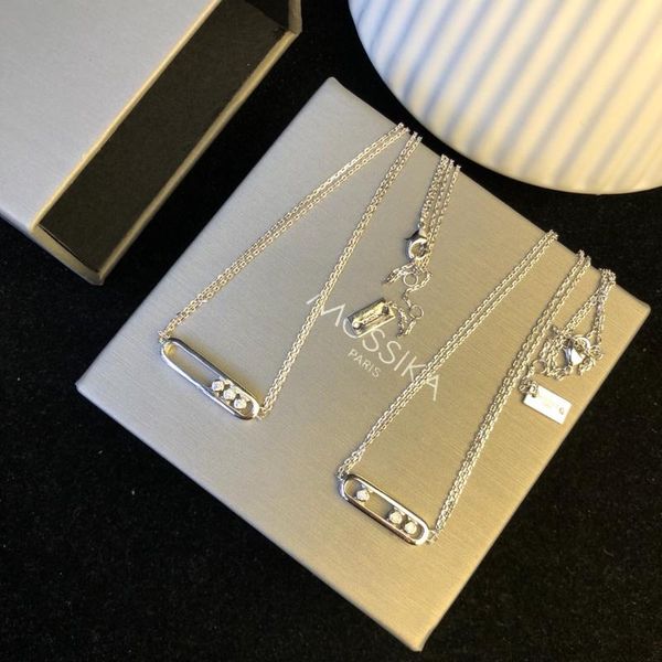 chains s925 sterling silver french three diamond sliding necklace series original brand exquisite ladies jewelry
chains s925 sterling silver french three diamond sliding necklace series original brand exquisite ladies jewelry