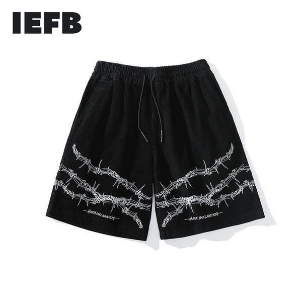 iefb men's wear high street hip-hop embroidery black personality gothic shorts knee length pants for men qulity 9y1308 210714, White;black
iefb men's wear high street hip-hop embroidery black personality gothic shorts knee length pants for men qulity 9y1308 210714, White;black