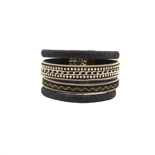 tennis bracelet pu leather bracelets&bangles for women pulseira multi rows chain and fabric wrist band black/beige/red/blue, Golden;silver
tennis bracelet pu leather bracelets&bangles for women pulseira multi rows chain and fabric wrist band black/beige/red/blue, Golden;silver