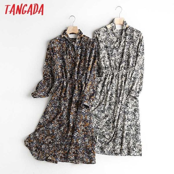 tangada autumn fashion women flowers print chiffon dress long sleeve ladies elegant midi dress with bow wf2 210609, Black;gray
tangada autumn fashion women flowers print chiffon dress long sleeve ladies elegant midi dress with bow wf2 210609, Black;gray