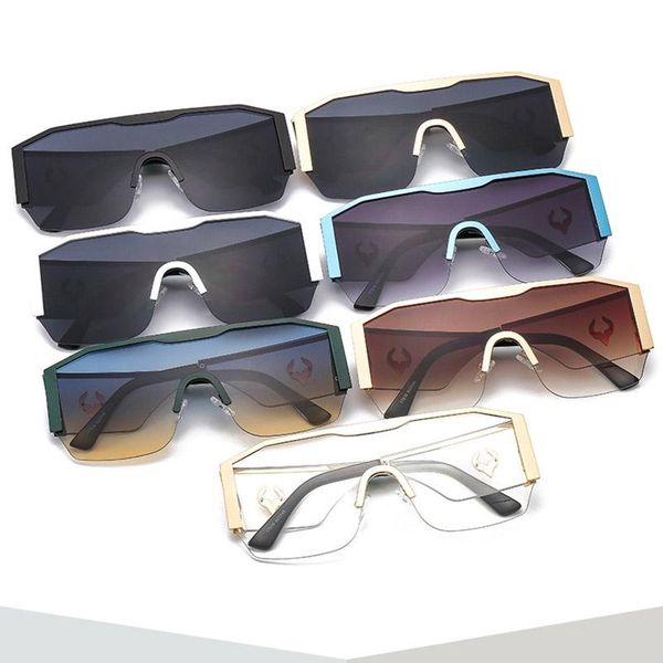 sunglasses oimg vintage big frame one piece metal personalized decoration uv400 men women trend ladies brand designer, White;black
sunglasses oimg vintage big frame one piece metal personalized decoration uv400 men women trend ladies brand designer, White;black