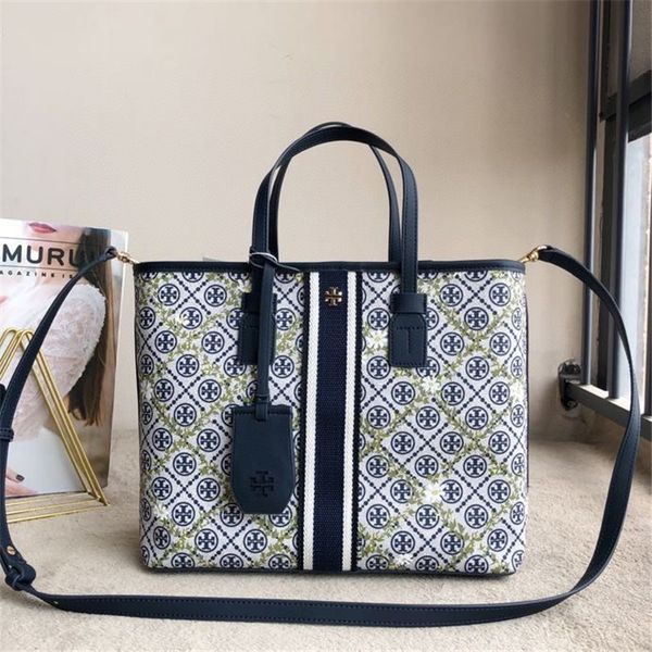 2021 new tb jacquard shopping tote women's fashion popular canvas splicing leather bag crossbody bag ysj
2021 new tb jacquard shopping tote women's fashion popular canvas splicing leather bag crossbody bag ysj