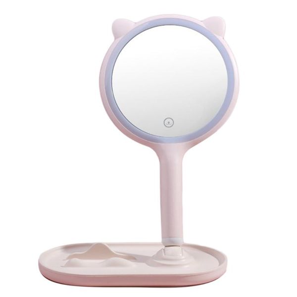 compact mirrors makeup desk mirror with led lights 5x magnifying double-side 3-color electrodeless dimming lighted up
compact mirrors makeup desk mirror with led lights 5x magnifying double-side 3-color electrodeless dimming lighted up
