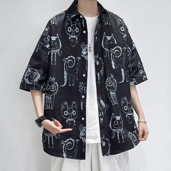 men's casual shirts 2021 spring arrivals japanese large long-sleeved anime oversized shirt korean loose fat trendy white, White;black
men's casual shirts 2021 spring arrivals japanese large long-sleeved anime oversized shirt korean loose fat trendy white, White;black