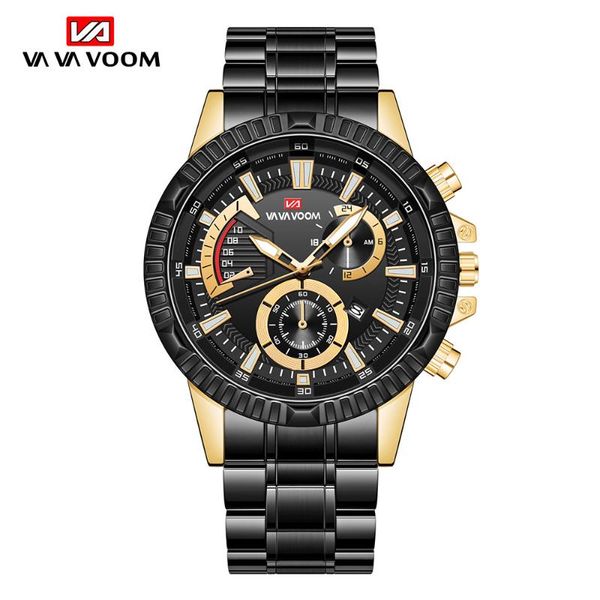 wristwatches vava voom fashion mens watches with stainless steel sports military quartz watch men relogio masculino, Slivery;brown
wristwatches vava voom fashion mens watches with stainless steel sports military quartz watch men relogio masculino, Slivery;brown