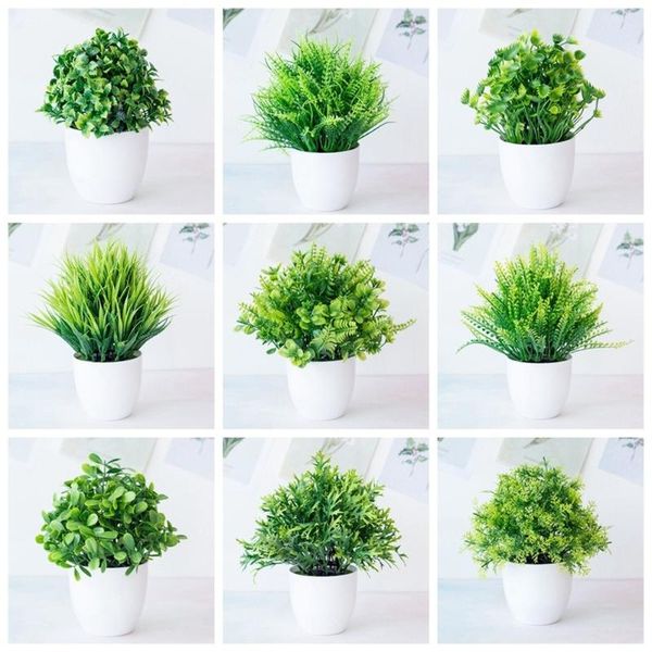 1pc artificial plants green bonsai small tree pot fake flower potted ornaments for home decoration craft plant decorative flowers & wreaths
1pc artificial plants green bonsai small tree pot fake flower potted ornaments for home decoration craft plant decorative flowers & wreaths