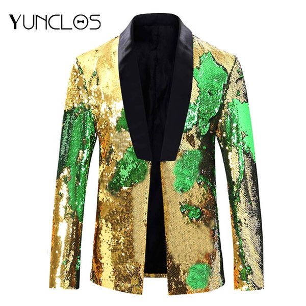 men's suits & blazers shiny golden sequin men suit glitter embellished blazer shawl lapel promsuit dj nightclub stage singer clothes co, White;black
men's suits & blazers shiny golden sequin men suit glitter embellished blazer shawl lapel promsuit dj nightclub stage singer clothes co, White;black
