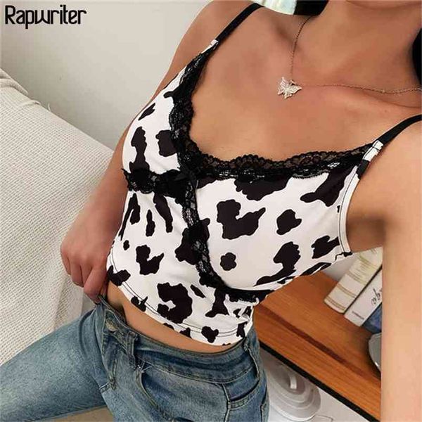 rapwriter vinrtage lace patckwork v neck milk cow print strap crop women blackless short summer tank bow cami 210407, White
rapwriter vinrtage lace patckwork v neck milk cow print strap crop women blackless short summer tank bow cami 210407, White