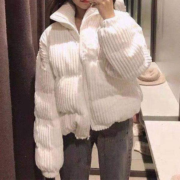 women's jackets women corduroy warm loose casual jacket female short outwear puffer coat ladies thick lining bomber winter and autum, Black;brown
women's jackets women corduroy warm loose casual jacket female short outwear puffer coat ladies thick lining bomber winter and autum, Black;brown