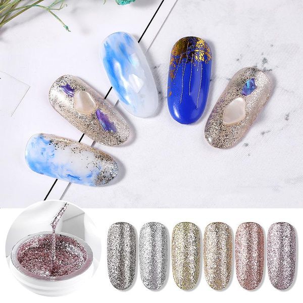 nail glitter 1 pcs art flash platinum glue diamond gradient potherapy polish removable bright foil gold, Silver;gold
nail glitter 1 pcs art flash platinum glue diamond gradient potherapy polish removable bright foil gold, Silver;gold