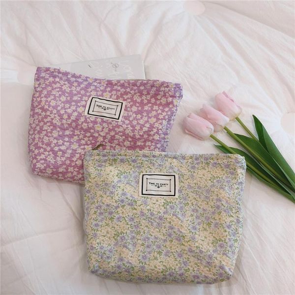 women makeup bag cotton fabric floral clutch cosmetic large travel toiletry washing necesserie organizer beauty pouch bags & cases
women makeup bag cotton fabric floral clutch cosmetic large travel toiletry washing necesserie organizer beauty pouch bags & cases