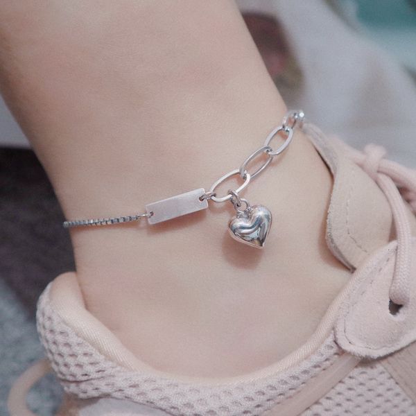 anklets s925 sterling silver summer love foot chain popular asymmetric ab heart-shaped jewelry for women, Red;blue
anklets s925 sterling silver summer love foot chain popular asymmetric ab heart-shaped jewelry for women, Red;blue