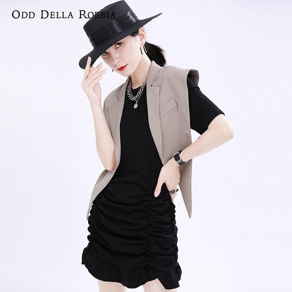 women's vests odddellarobbia 2021 summer fashion personality matching vest streetwear pure color elegant ol suit shawl 1396, Black;white
women's vests odddellarobbia 2021 summer fashion personality matching vest streetwear pure color elegant ol suit shawl 1396, Black;white
