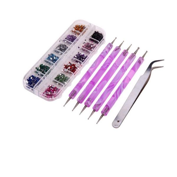 nail art kits 16 different types of diamond tweezers set deco 5 purple point pen for natural, false, acrylic and gel
nail art kits 16 different types of diamond tweezers set deco 5 purple point pen for natural, false, acrylic and gel