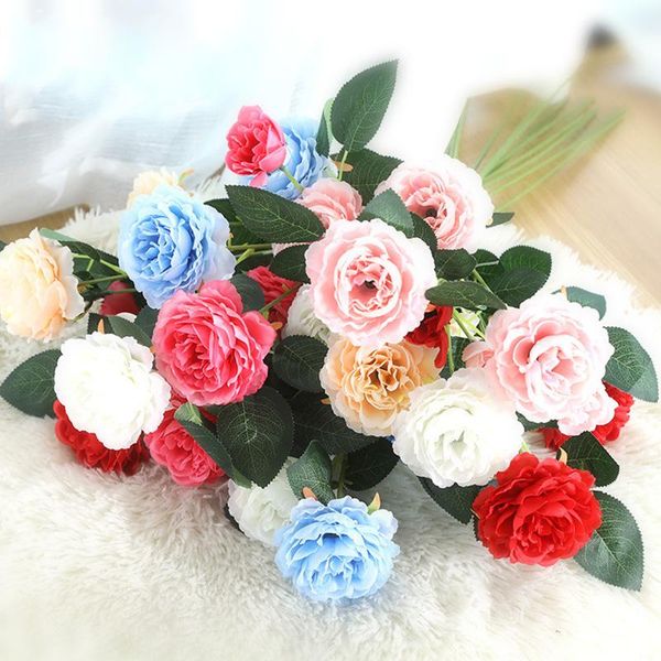 decorative flowers & wreaths european 3 head artificial peony silk fake wedding party hall home decoration flower bouquet wreath diy
decorative flowers & wreaths european 3 head artificial peony silk fake wedding party hall home decoration flower bouquet wreath diy