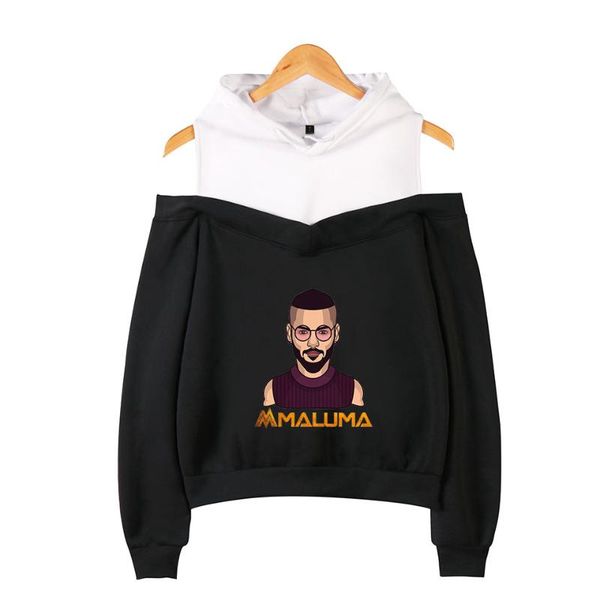 men's hoodies & sweatshirts colombian singer maluma hoodie off-the-shoulder women fashion print strapless shoulder coats top, Black
men's hoodies & sweatshirts colombian singer maluma hoodie off-the-shoulder women fashion print strapless shoulder coats top, Black