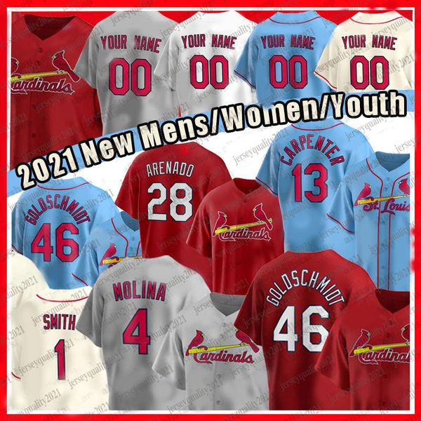 2021 men women kids custom jersey 4 yadier molina cardinal 28 nolan arenado dejong carlos martinez marcell ozuna wong fowler jerseys, Blue;black
2021 men women kids custom jersey 4 yadier molina cardinal 28 nolan arenado dejong carlos martinez marcell ozuna wong fowler jerseys, Blue;black
