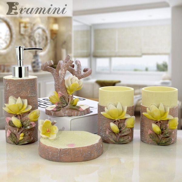 5pcs/set resin bathroom accessories kit wash sets wedding supplies suite home toothbrush holder tray bath accessory set
5pcs/set resin bathroom accessories kit wash sets wedding supplies suite home toothbrush holder tray bath accessory set