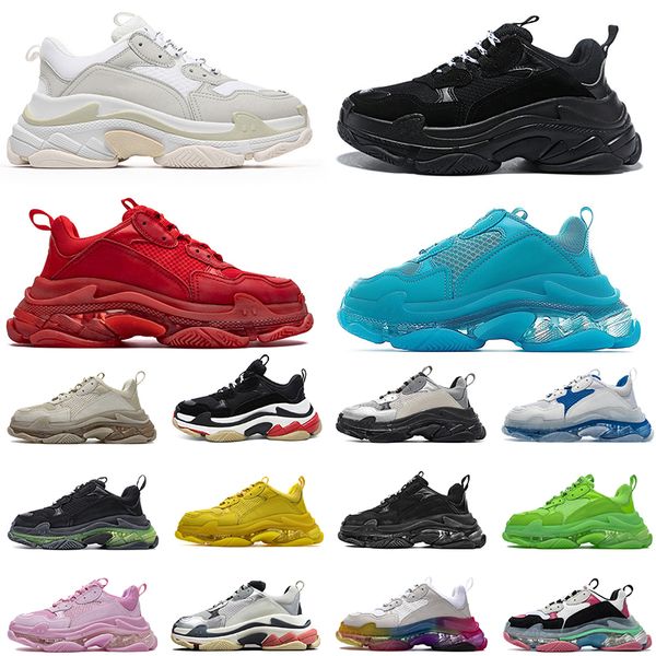 2021 crystal clear sole triple s luxury designer casual shoes platform sneakers balenciaca mens womens white black vintage old dad sports 36
2021 crystal clear sole triple s luxury designer casual shoes platform sneakers balenciaca mens womens white black vintage old dad sports 36
