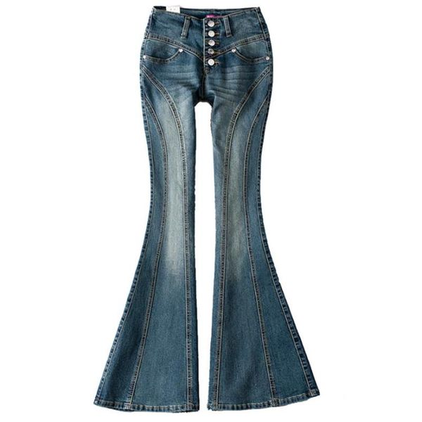 women's jeans 2021 spring autumn fshion office ladies high waist flare women denim skinny wide leg, Blue
women's jeans 2021 spring autumn fshion office ladies high waist flare women denim skinny wide leg, Blue