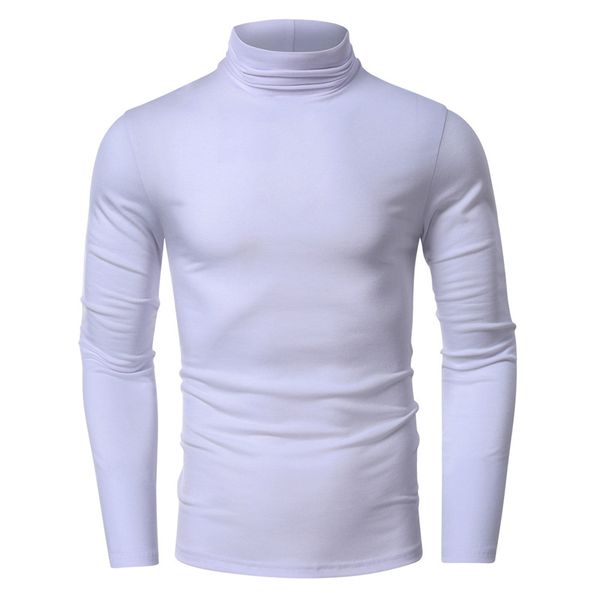 2021 autumn new men's slim fit turtleneck t shirts plus size cotton male solid color long sleeve t shirts men casual high neck tshirt, White;black
2021 autumn new men's slim fit turtleneck t shirts plus size cotton male solid color long sleeve t shirts men casual high neck tshirt, White;black