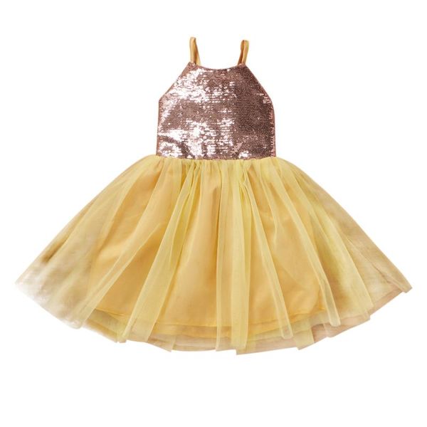 girl's dresses citgeesummer kids baby girls dress stitching sequins tied spaghetti strap sleeveless backless skirt clothes 1-4years, Red;yellow
girl's dresses citgeesummer kids baby girls dress stitching sequins tied spaghetti strap sleeveless backless skirt clothes 1-4years, Red;yellow