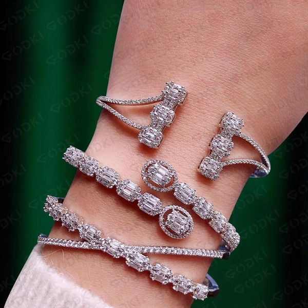 earrings & necklace missvikki 2021 luxury gorgeous unique design romantic bangles ring jewelry set for women bridal wedding engagement, Silver
earrings & necklace missvikki 2021 luxury gorgeous unique design romantic bangles ring jewelry set for women bridal wedding engagement, Silver