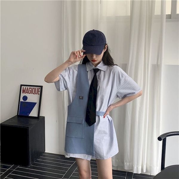 women's t-shirt summer design sense vest suit mid-length niche loose blouse single-sided 2 piece sets 1xpo, White
women's t-shirt summer design sense vest suit mid-length niche loose blouse single-sided 2 piece sets 1xpo, White