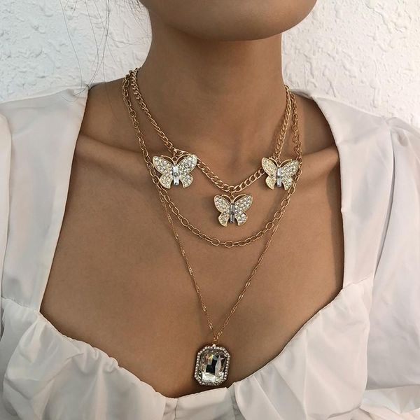 pendant necklaces find me vintage exaggerated rhinestone butterfly necklace for women multilayer chain oversized zircon jewelry, Silver
pendant necklaces find me vintage exaggerated rhinestone butterfly necklace for women multilayer chain oversized zircon jewelry, Silver
