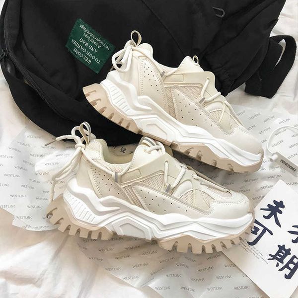 ins thick soled dad sho female spring korean students' versatile net red board street shooting chic trendy
ins thick soled dad sho female spring korean students' versatile net red board street shooting chic trendy