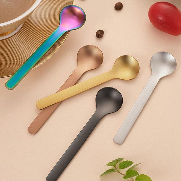 spoons 304 stainless steel color coffee mixing spoon seasoning dessert titanium drawing kitchen accessories
spoons 304 stainless steel color coffee mixing spoon seasoning dessert titanium drawing kitchen accessories