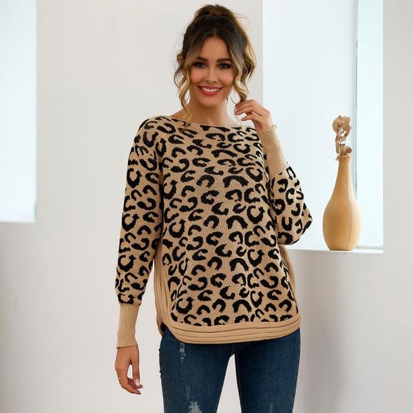 ethnic clothing knitted sweater women 2021 winter leopard print loose long sleeve pullover basic type o neck for jumper femme, Red
ethnic clothing knitted sweater women 2021 winter leopard print loose long sleeve pullover basic type o neck for jumper femme, Red