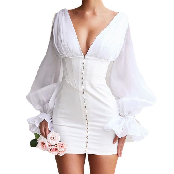 Western Style Fashion Tight Womens Dress Spring Summer 2021 Oversize Casual Sexy Temperament V-neck Lantern Sleeve
Western Style Fashion Tight Womens Dress Spring Summer 2021 Oversize Casual Sexy Temperament V-neck Lantern Sleeve