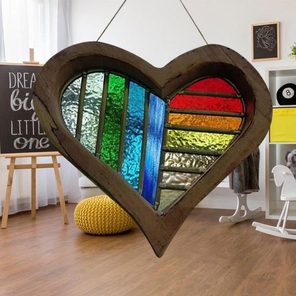 decorative objects & figurines painted love heart ornaments wooden rainbow pendant party door hanging decor gift decorations decoration bar
decorative objects & figurines painted love heart ornaments wooden rainbow pendant party door hanging decor gift decorations decoration bar