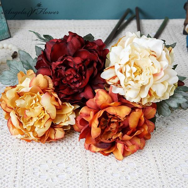 decorative flowers & wreaths 52cm single branch fairy peony artificial flower plants wedding fake arrangement accessories home decoration po
decorative flowers & wreaths 52cm single branch fairy peony artificial flower plants wedding fake arrangement accessories home decoration po